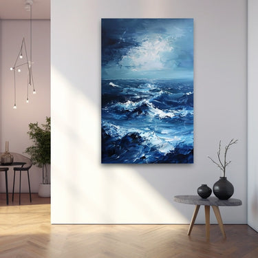 Palette Knife Ocean Painting